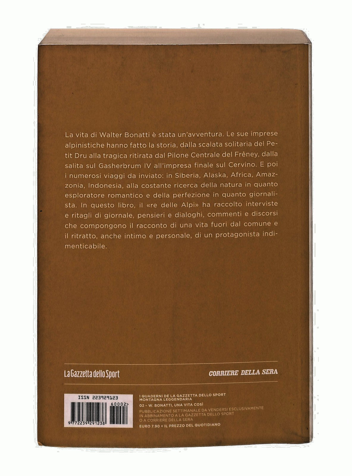 EBOND Una Vita Cosi Walter Bonatti Montagna Leggendaria Libro LI047356