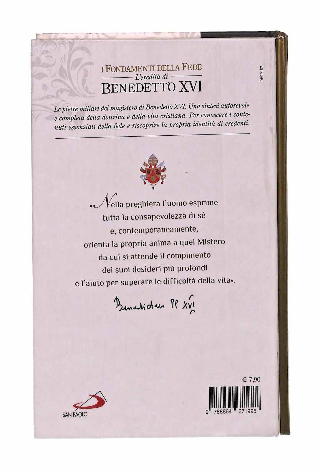 EBOND La Preghiera Benedetto Xvi  San Paolo Libro LI047376