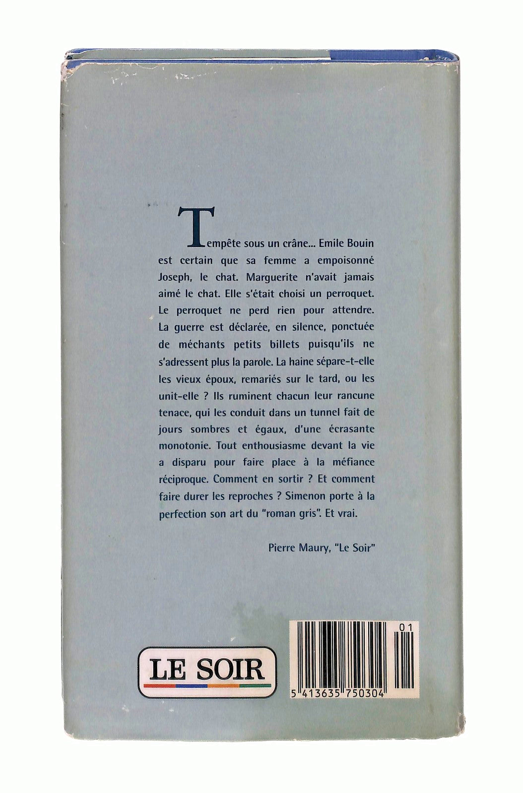EBOND Le Chat Georges Simenon Le Soir In Lingua Francese Libro LI047378