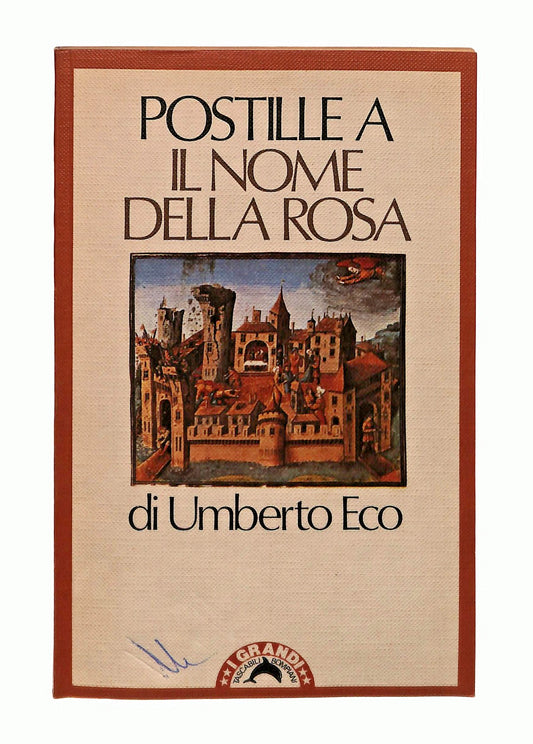 EBOND Postille a Il Nome Della Rosa Umberto Eco Bompiani 1984 Libro LI047408