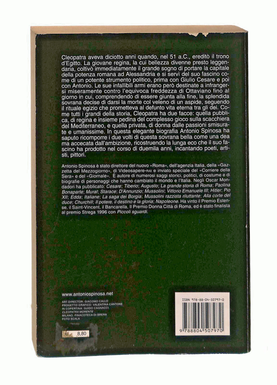 EBOND Cleopatra Antonio Spinosa Mondadori Libro LI047431