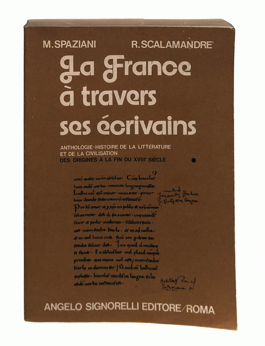 EBOND La France a Travers Ses Ecrivains In Lingua Francese Libro LI047436