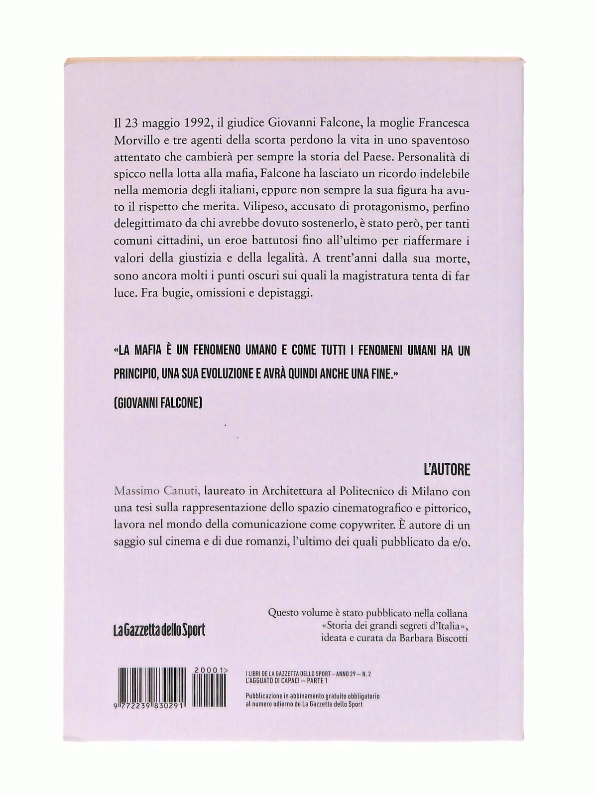EBOND L Agguato Di Capaci Parte 1 Massimo Canuti La Gazzetta Libro LI047463