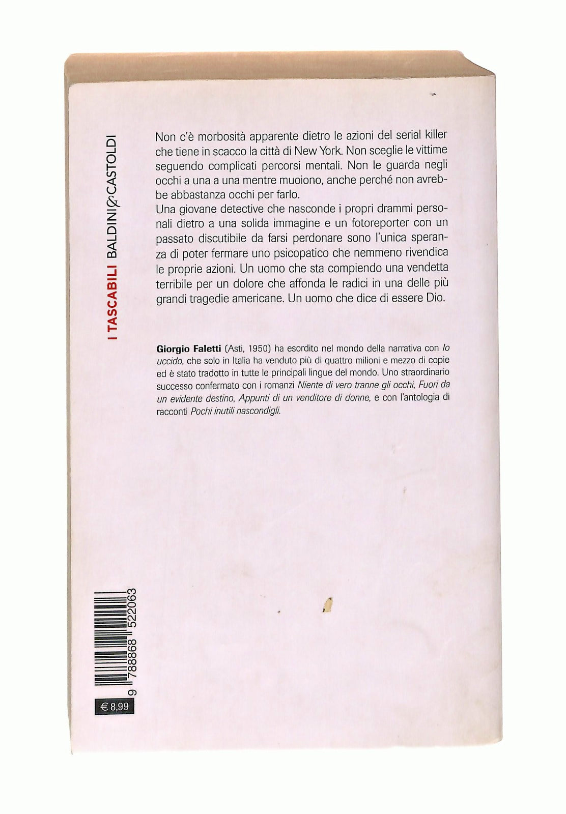 EBOND Io Sono Dio Giorgio Faletti Baldini Castoldi Libro LI047467