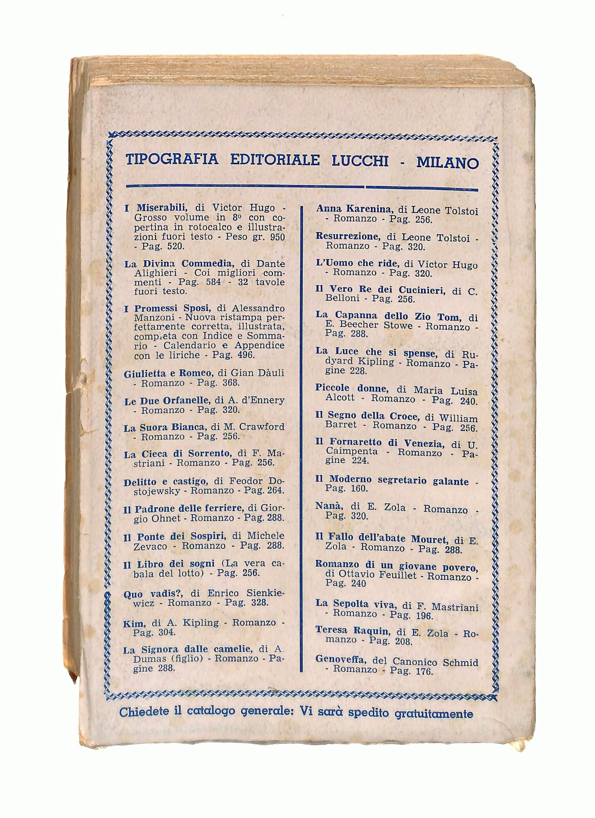 EBOND Nana Emilio Zola Lucchi 1956 Libro LI047469