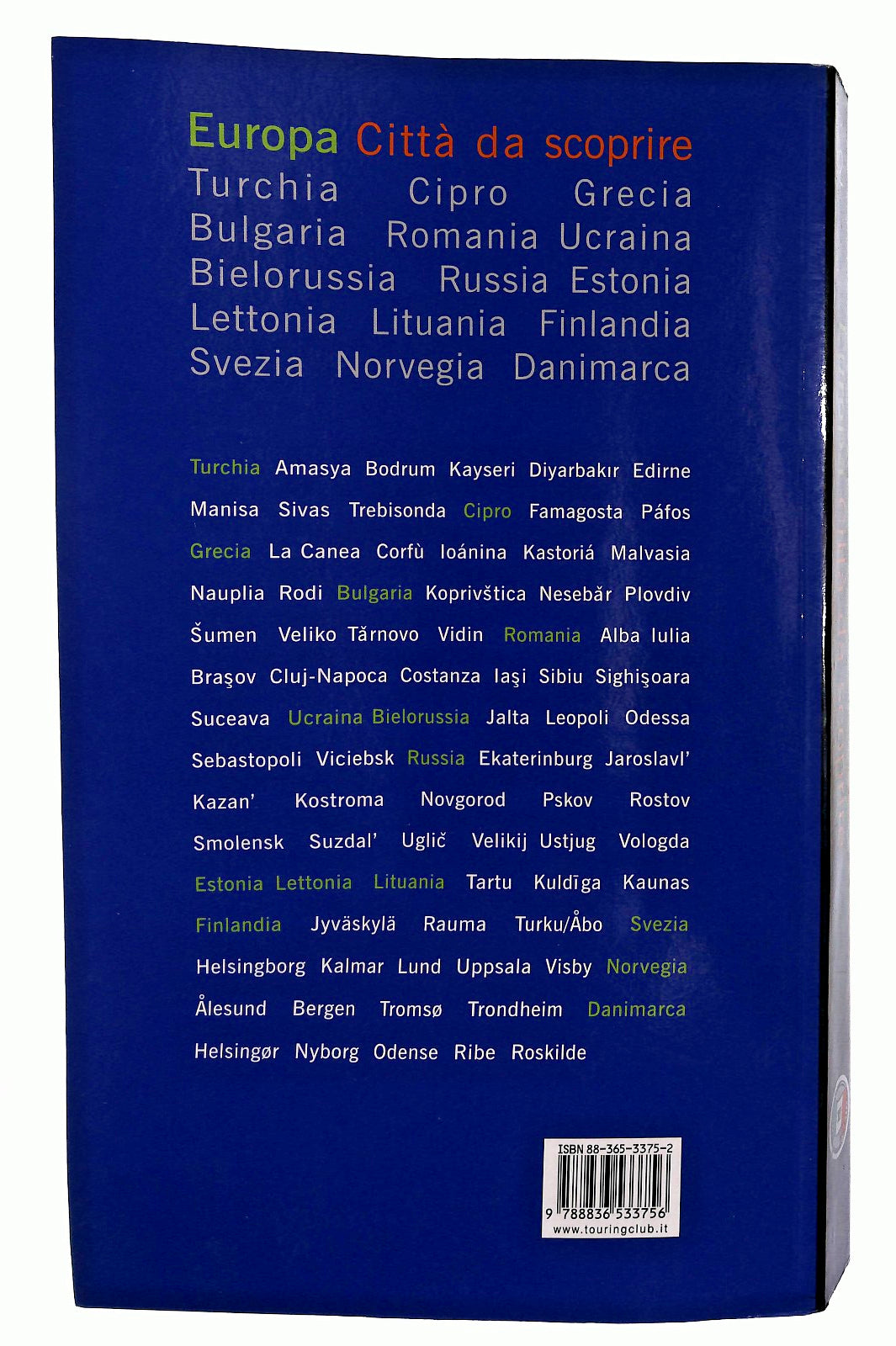 EBOND Europa Citta Da Scoprire 2 Touring Club Italiano Libro LI047471