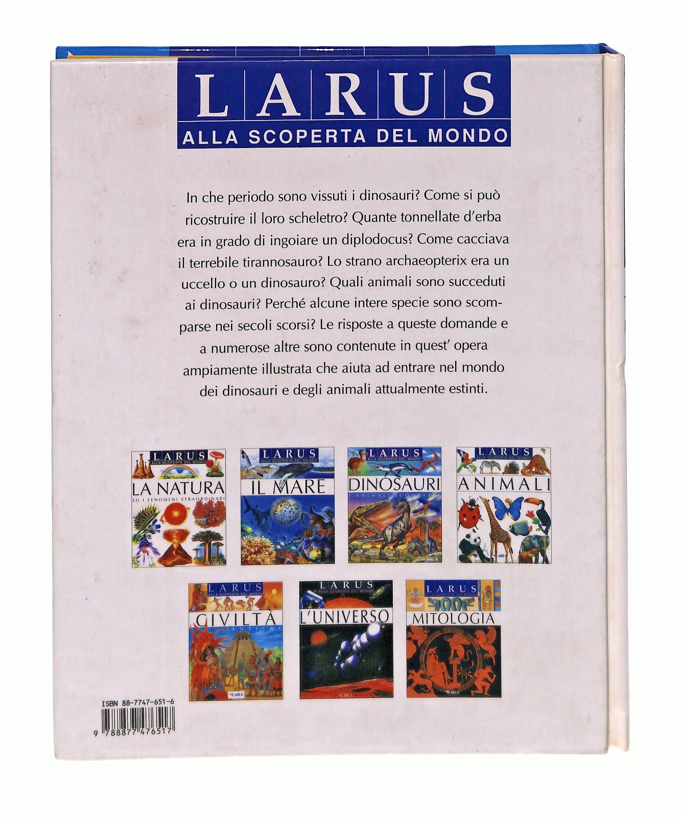 EBOND Dinosauri e Animali Scomparsi Larus 1997 Libro LI047479