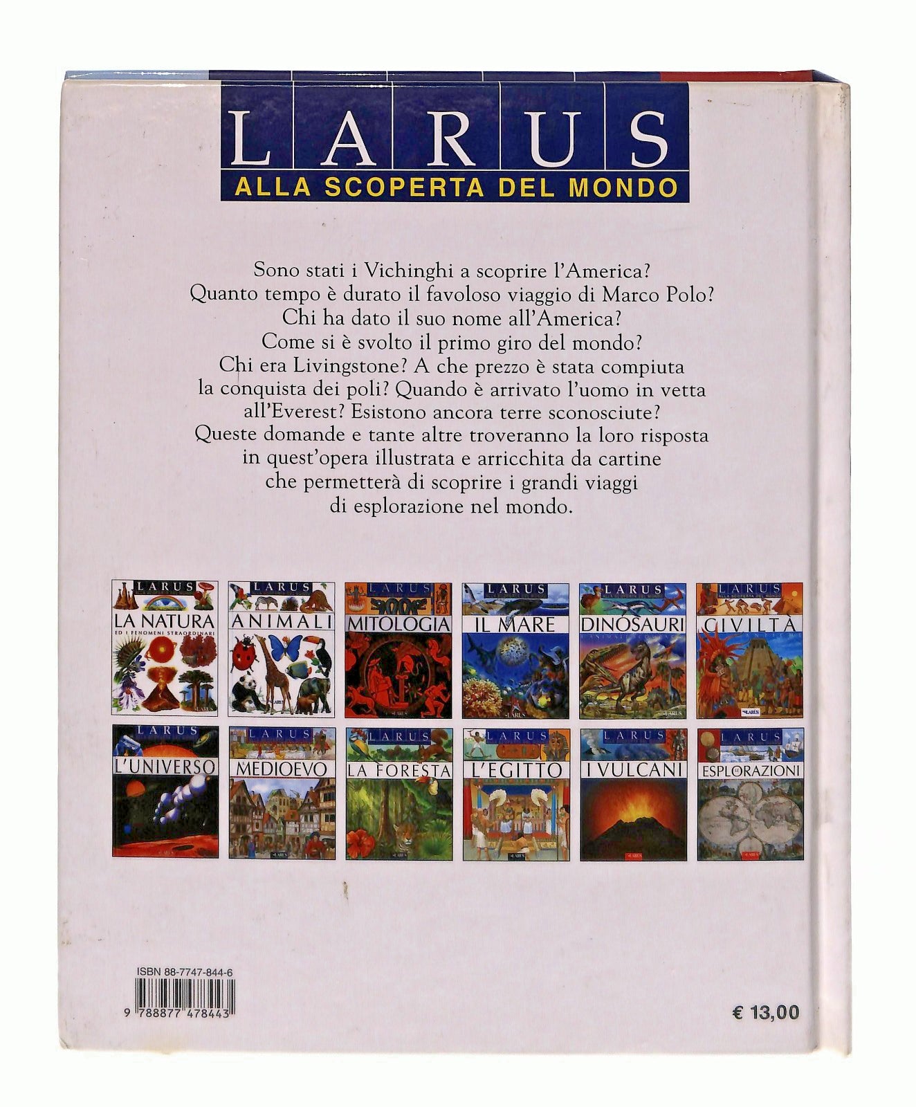 EBOND Le Grandi Esplorazioni Larus 2005 Libro LI047481
