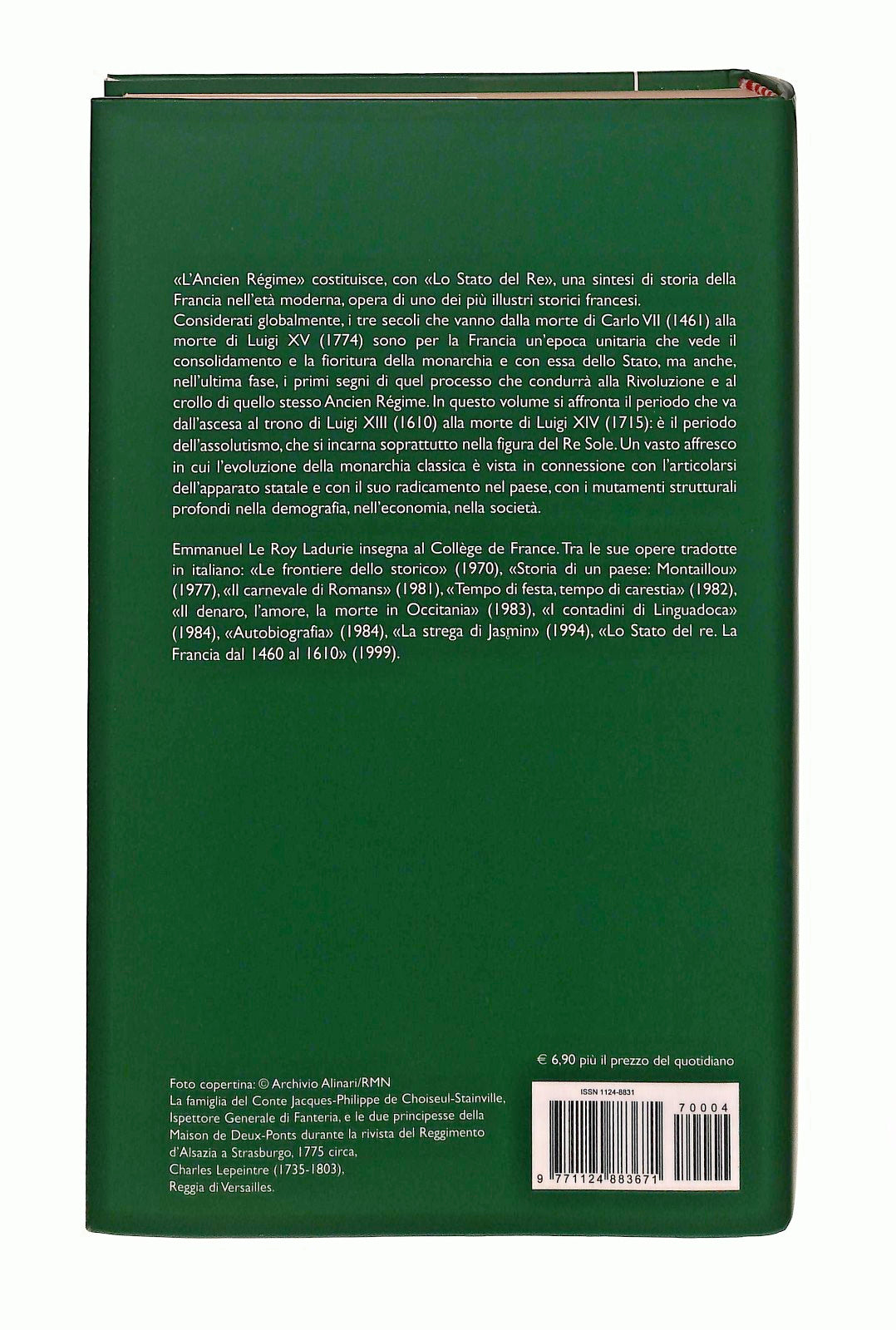 EBOND L Ancien Regime Le Roy Ladurie Il Giornale Libro LI047486
