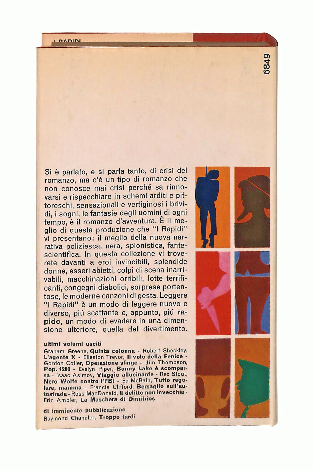 EBOND La Maschera Di Dimitrios E Ambler I Rapidi Mondadori 1967 Libro LI047503