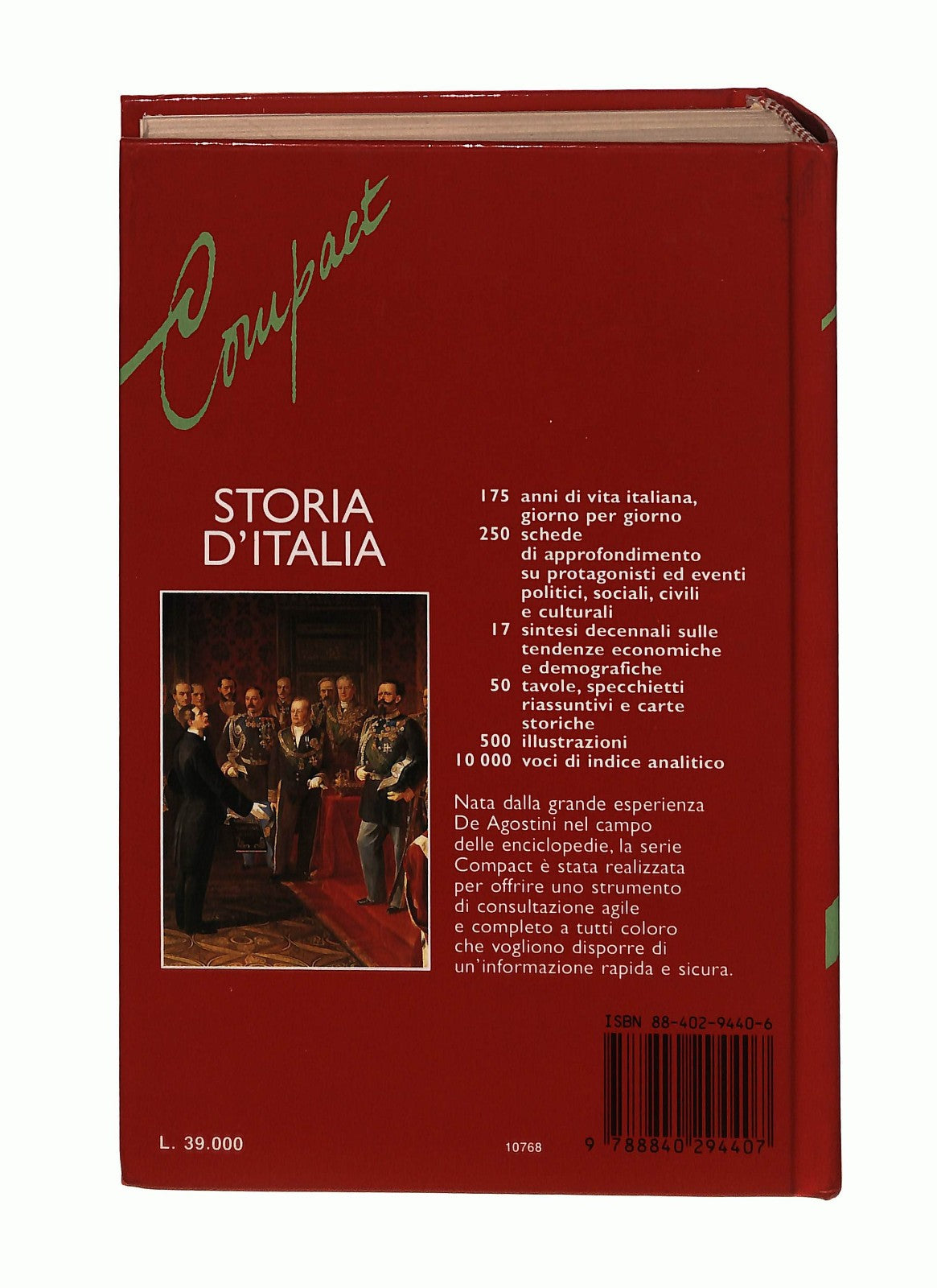 EBOND Compact Storia d Italia Cronologia 1815 1990 Dea 1991 Libro LI047508