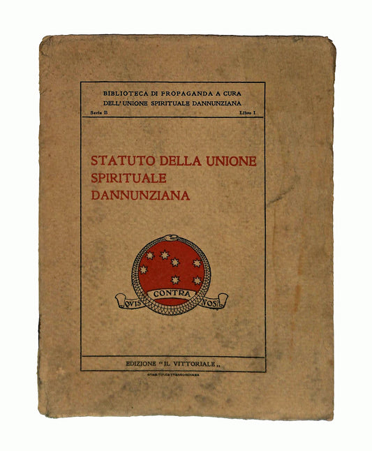 EBOND Statuto Della Unione Spirituale Dannunziana Libro LI047566