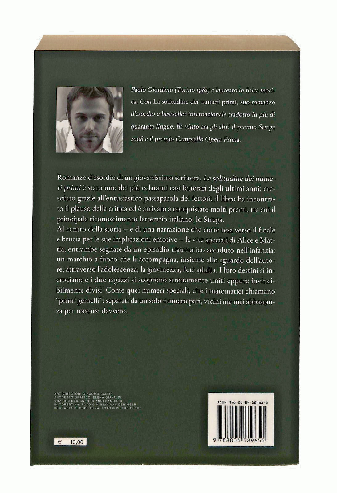 EBOND La Solitudine Dei Numeri Primi Paolo Giordano Mondadori Libro LI047577