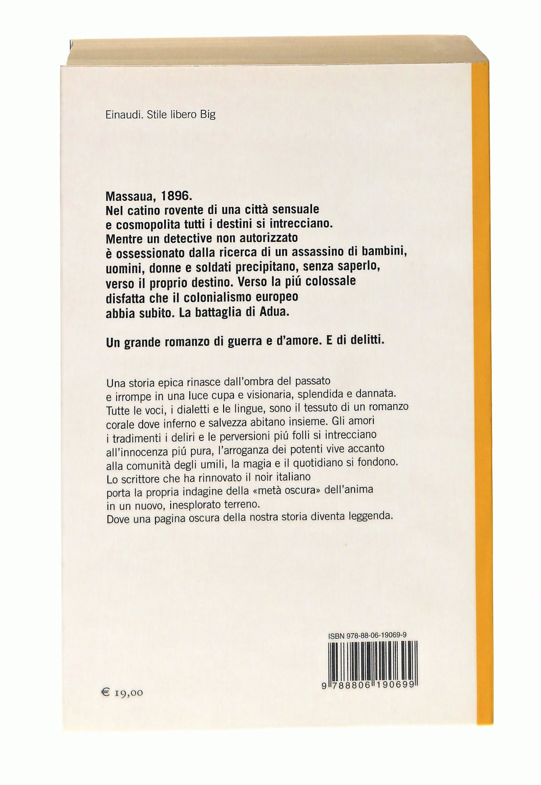 EBOND L Ottava Vibrazione Carlo Lucarelli Einaudi Libro LI047578