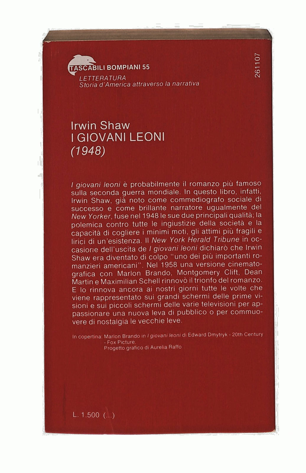 EBOND I Giovani Leoni Irwin Shaw Bompiani 1977 Libro LI047618
