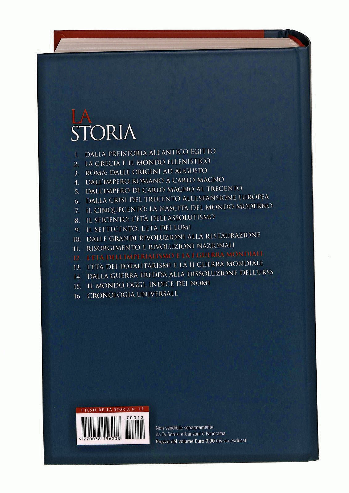 EBOND L Eta Dell Imperialismo e La I Guerra Mondiale La Storia 12 Libro LI047626
