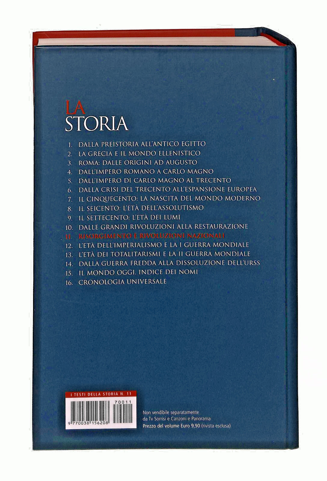 EBOND Risorgimento e Rivoluzioni Nazionali La Storia 11 Libro LI047627