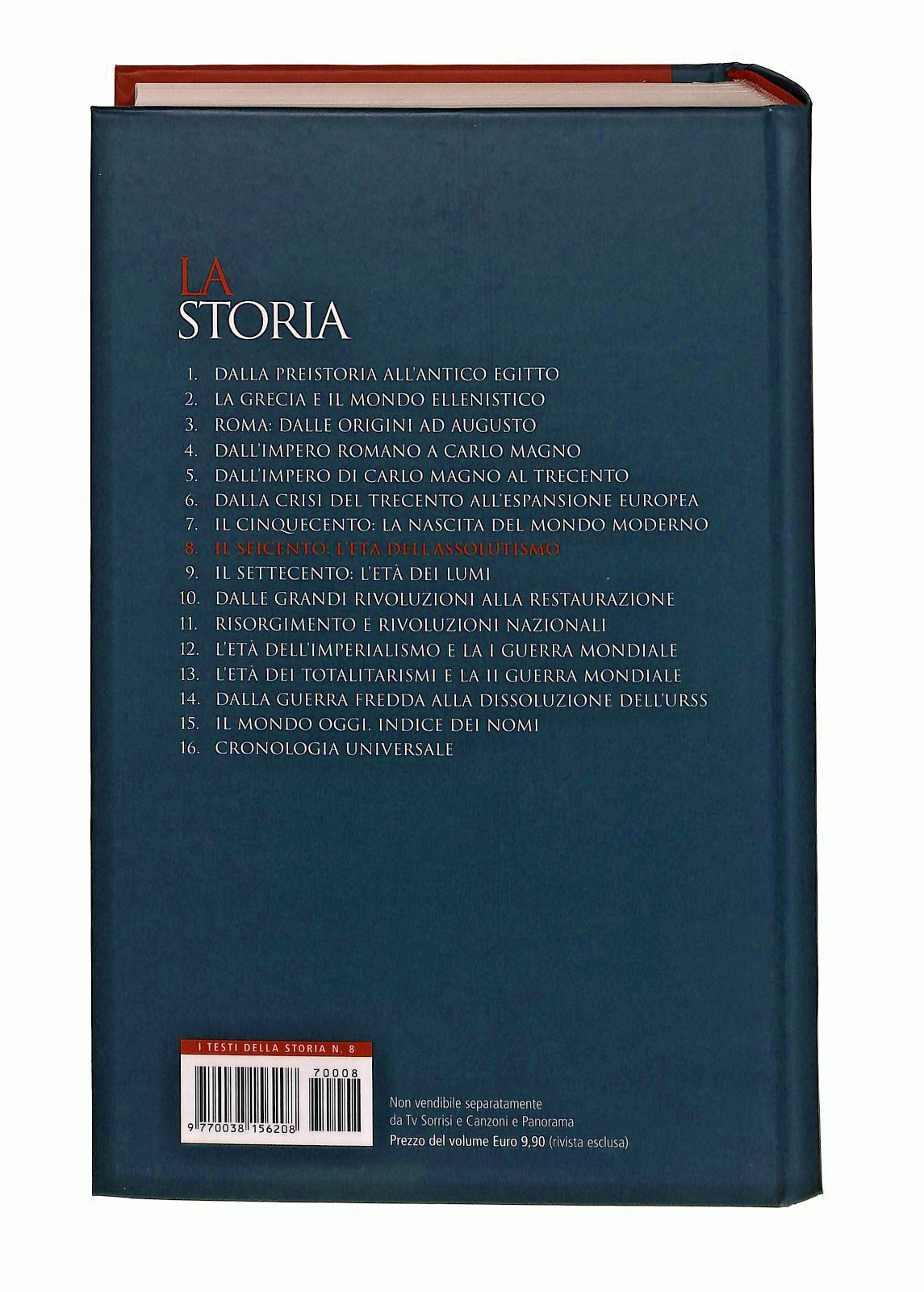 EBOND Il Seicento l Eta Dell Assolutismo La Storia 8 Editoriale Libro LI047632