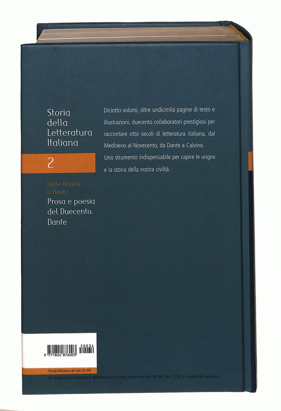 EBOND Prosa e Poesia Del Duecento Dante Storia Letteratura Ita 2 Libro LI047654
