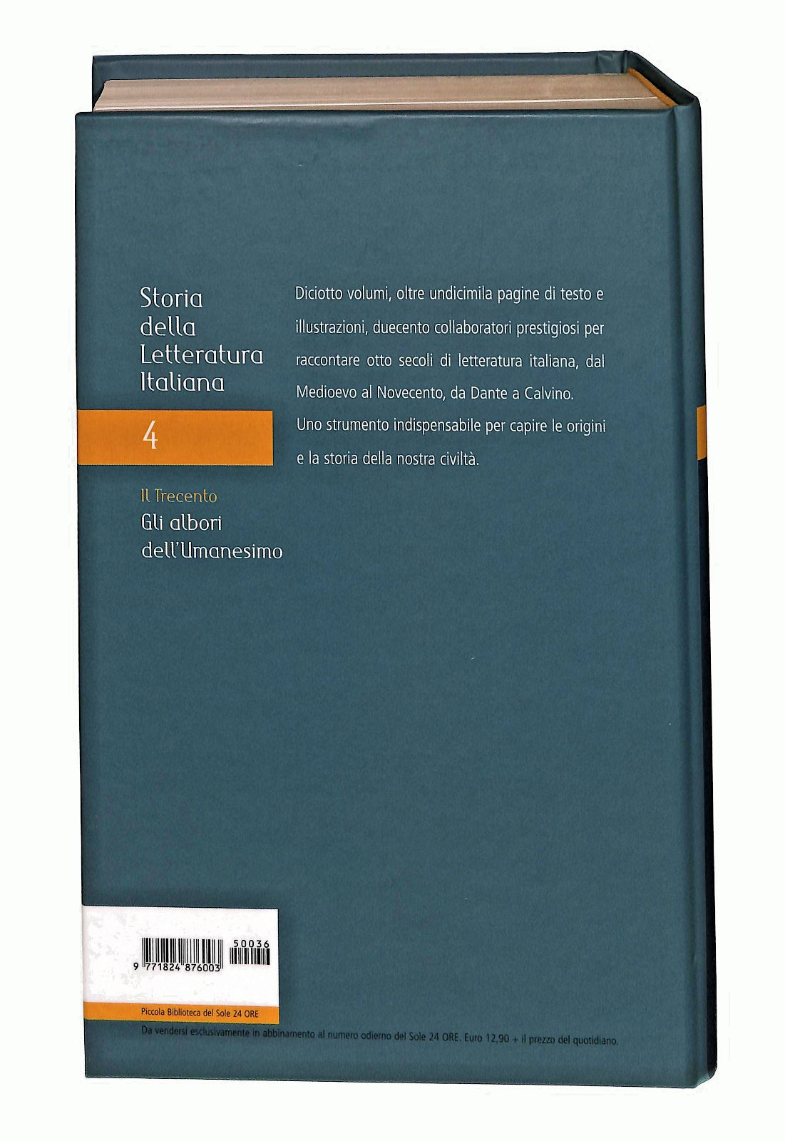 EBOND Gli Albori Dell Umanesimo Storia Letteratura Italiana 4 Libro LI047676
