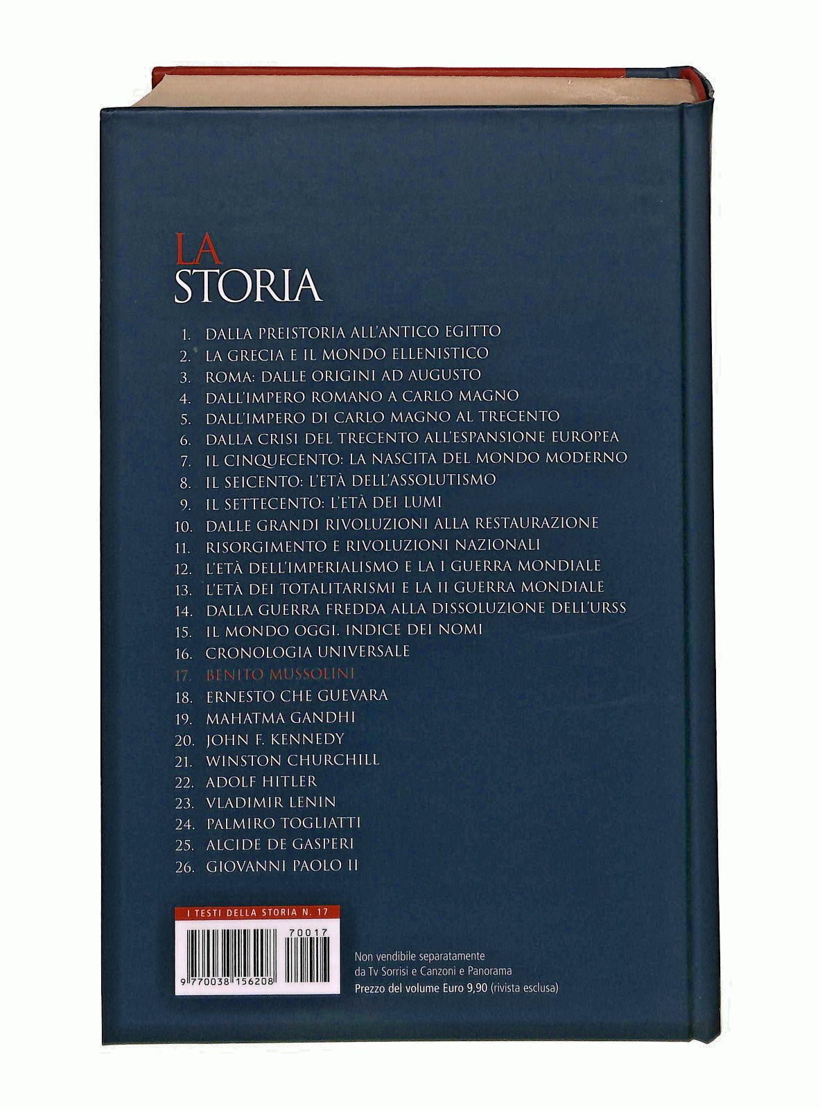 EBOND Benito Mussolini La Storia 17 Editoriale Libro LI047706