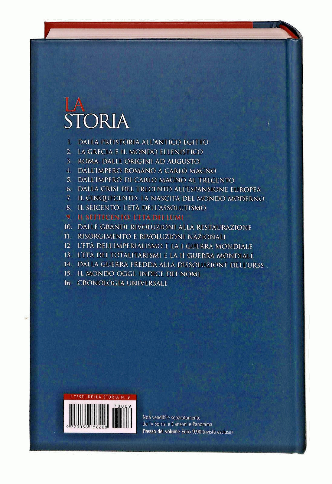 EBOND Il Settecento l Eta Dei Lumi La Storia 9 Editoriale Libro LI047728