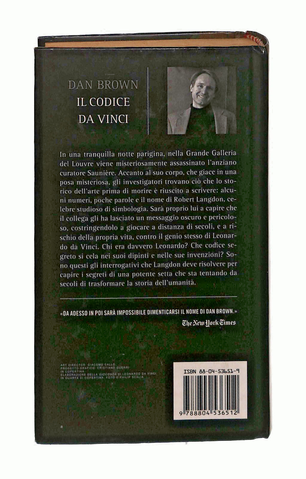 EBOND Il Codice Da Vinci Dan Brown Mondadori Libro LI047735