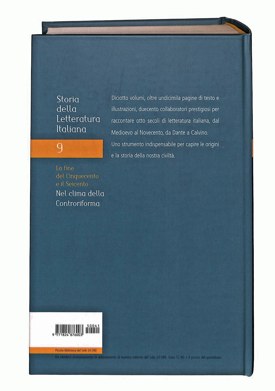 EBOND Nel Clima Della Controriforma Storia Letteratura Italiana 9 Libro LI047751
