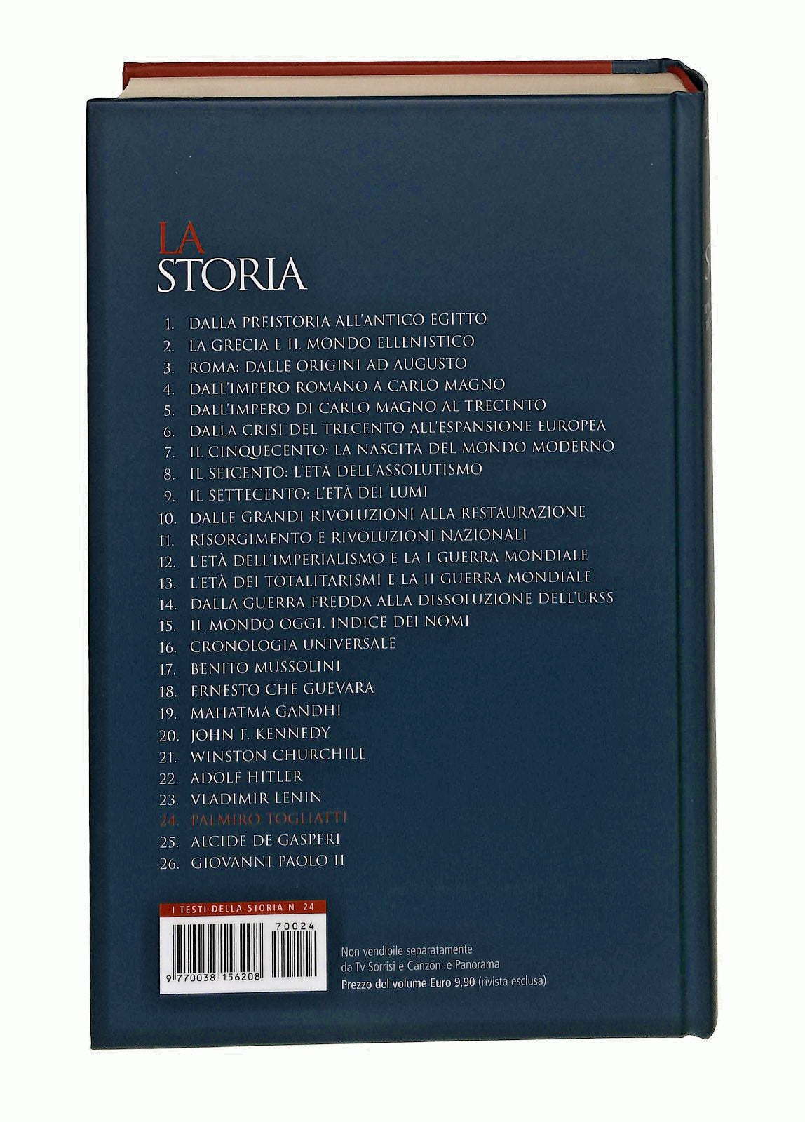 EBOND Palmiro Togliatti La Storia 24 Editoriale Libro LI047757