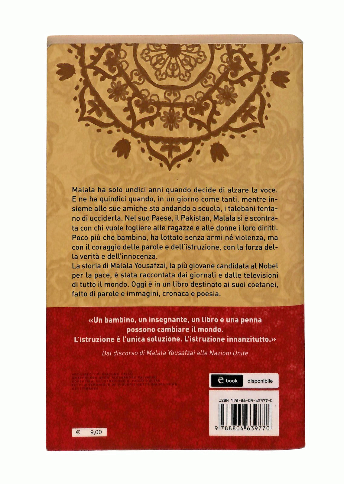 EBOND Storia Di Malala Viviana Mazza Mondadori Libro LI047890