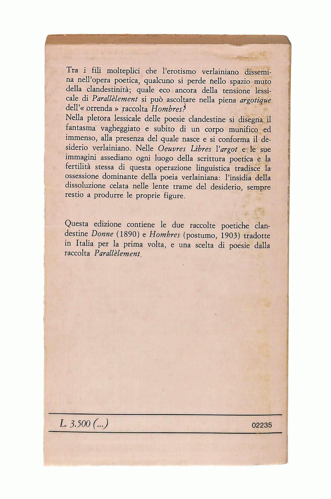 EBOND Poesie Erotiche Paul Verlaine Savelli 1979 Libro LI047913