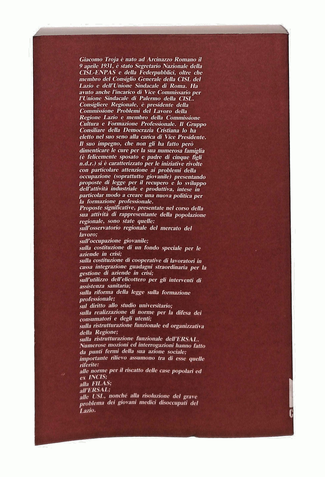 EBOND Lavoro Giacomo Troja Coopercom Libro LI047916