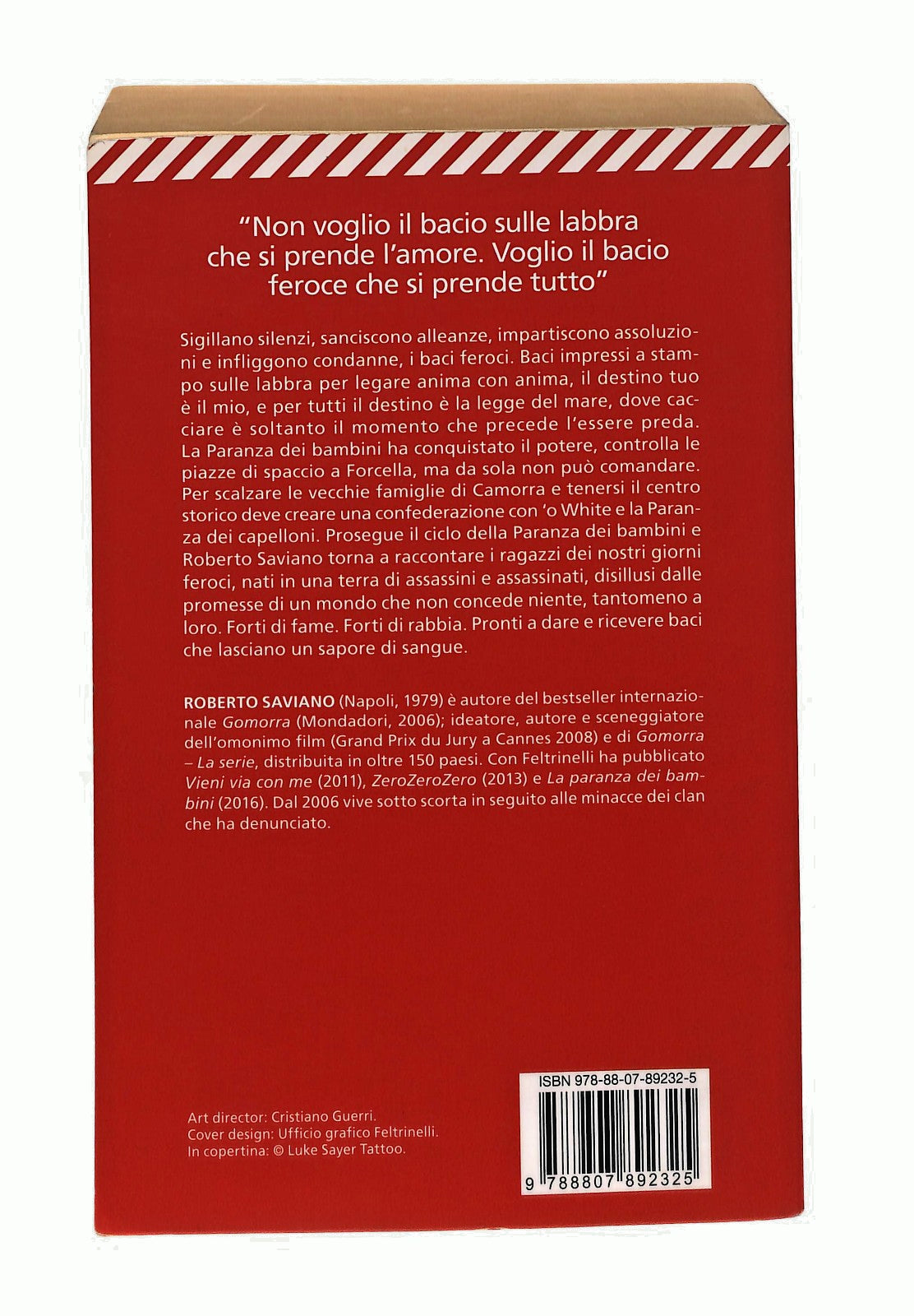 EBOND Bacio Feroce Roberto Saviano Feltrinelli Libro LI047980