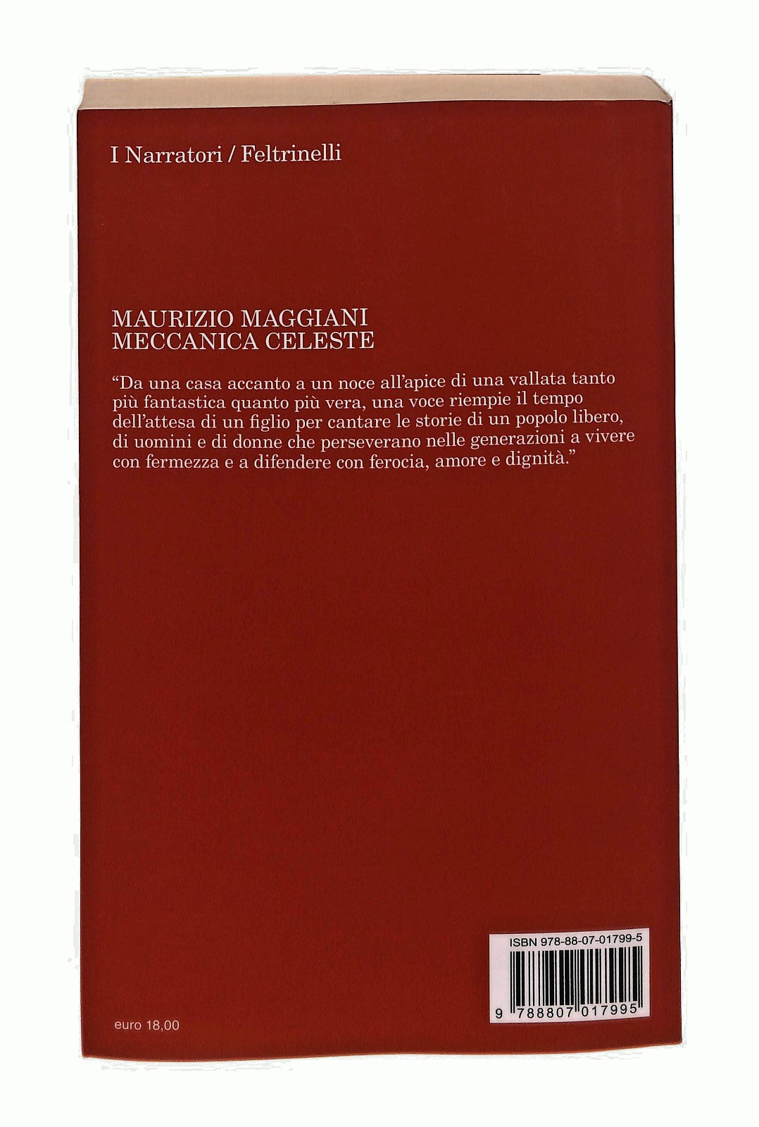 EBOND Meccanica Celeste Maurizio Maggiani Feltrinelli Libro LI047985