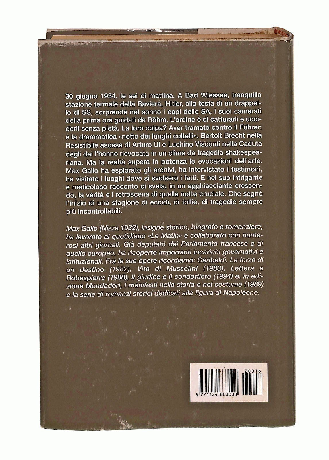 EBOND La Notte Dei Lunghi Coltelli Max Gallo Il Giornale Libro LI048011