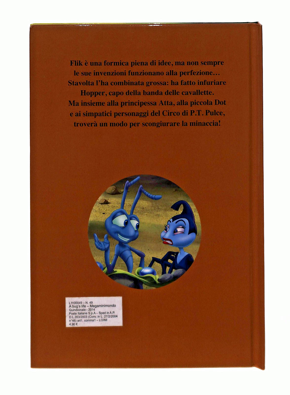 EBOND A Bugs Life Disney Pixar Club DelHachette Libro LI048132