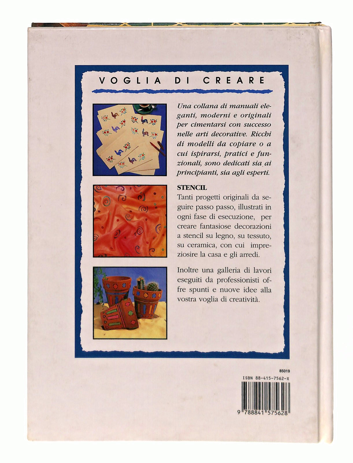 EBOND Stencil K F Ritchie Voglia Di Creare Deagostini Libro LI048152