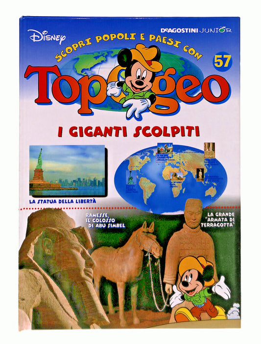 EBOND Topogeo 57 I Giganti Scolpiti Disney Deagostini Junior Libro LI048154