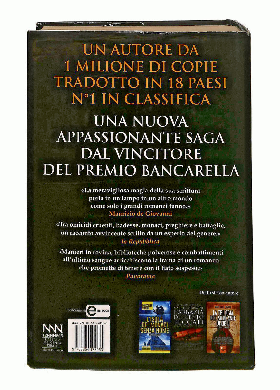 EBOND L Abbazia Dei Cento Delitti Marcello Simoni Newton Libro LI048177
