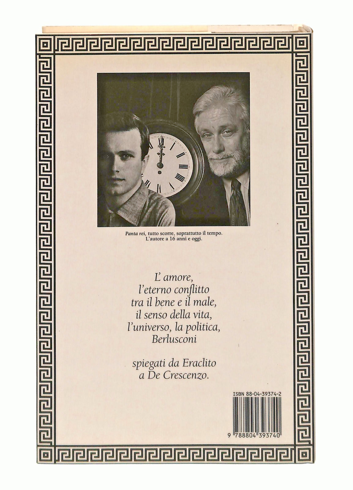 EBOND Panta Rei Luciano De Crescenzo Mondadori 1995 Libro LI048178