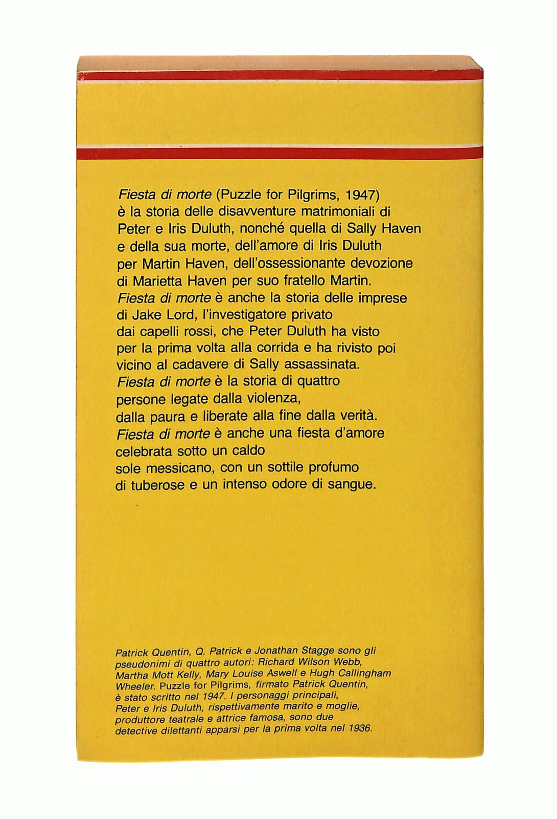 EBOND Fiesta Di Morte P Quentin I Classici Del Giallo Mondadori Libro LI048180