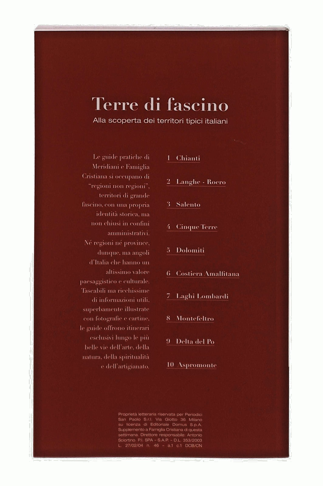 EBOND Montefeltro Terre Di Fascino Meridiani Famiglia Cristiana Libro LI048261