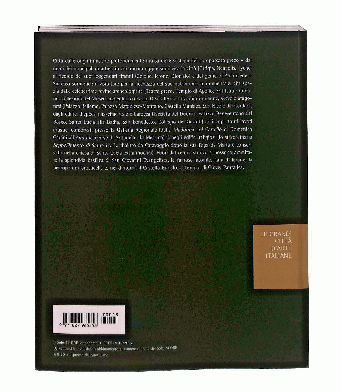 EBOND Siracusa Grandi Citta d Arte Italiane Il Sole Electa ConLibro LI048368