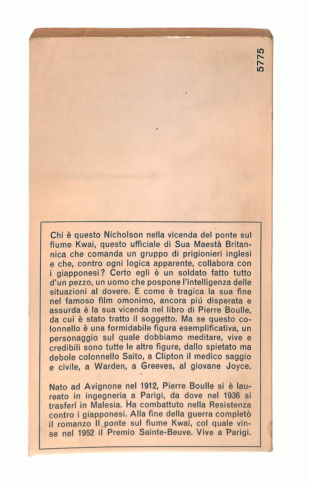 EBOND Il Ponte Sul Fiume Kwai Pierre Boulle Mondadori 1965 Libro LI048392