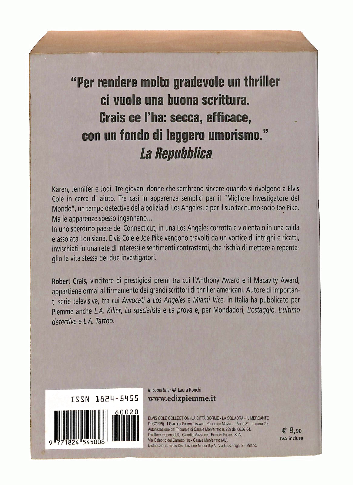 EBOND La Citta Che Dorme La Squadra Il Mercante Di Corpi Crais Libro LI048459