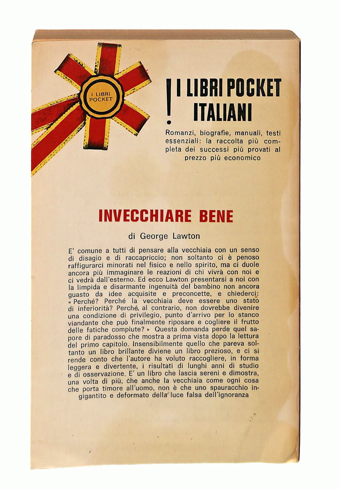 EBOND Invecchiare Bene George Lawton Longanesi & C 1969 Libro LI048507