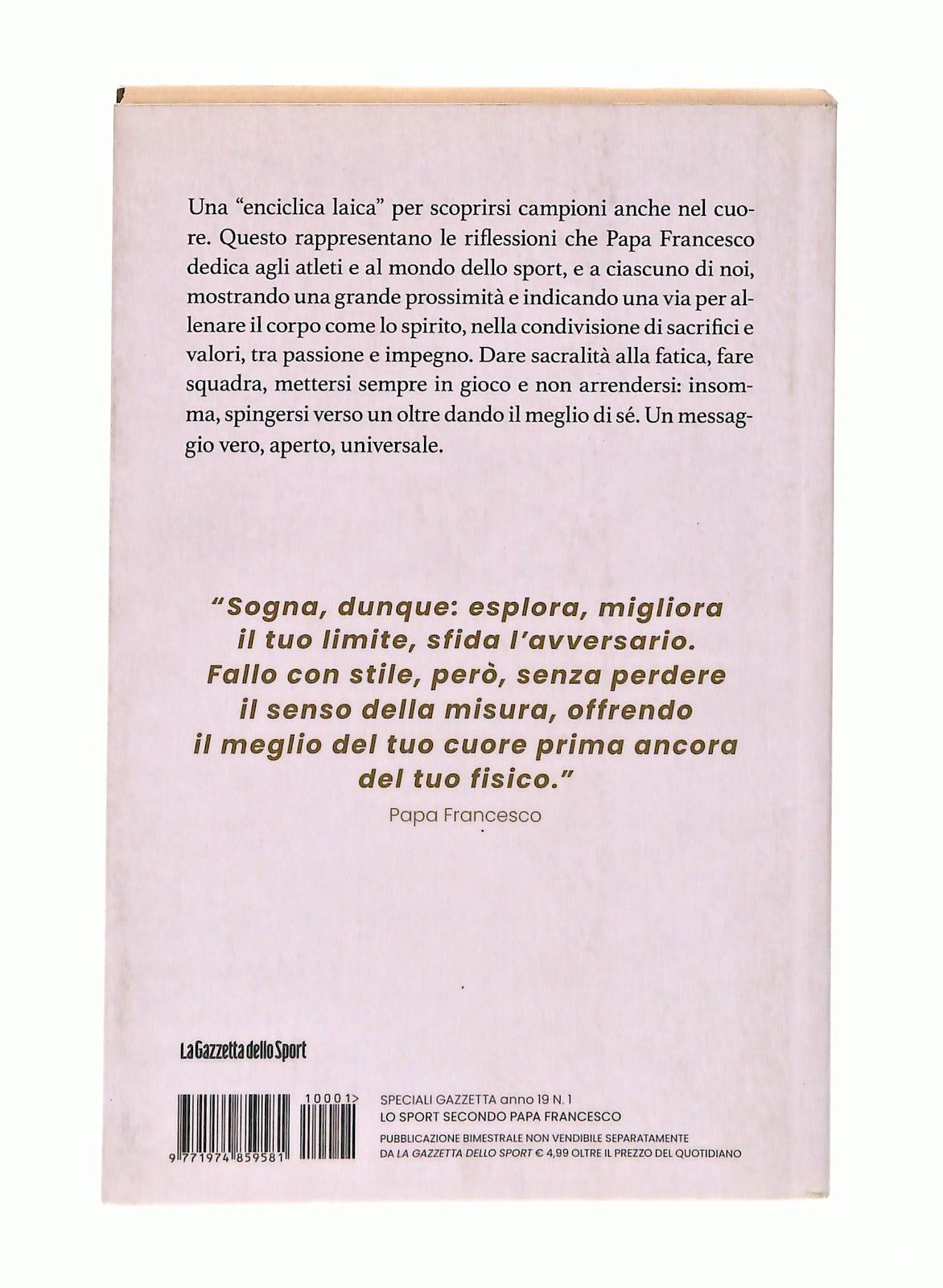 EBOND Lo Sport Secondo Papa Francesco La Gazzetta Dello Sport Libro LI048563