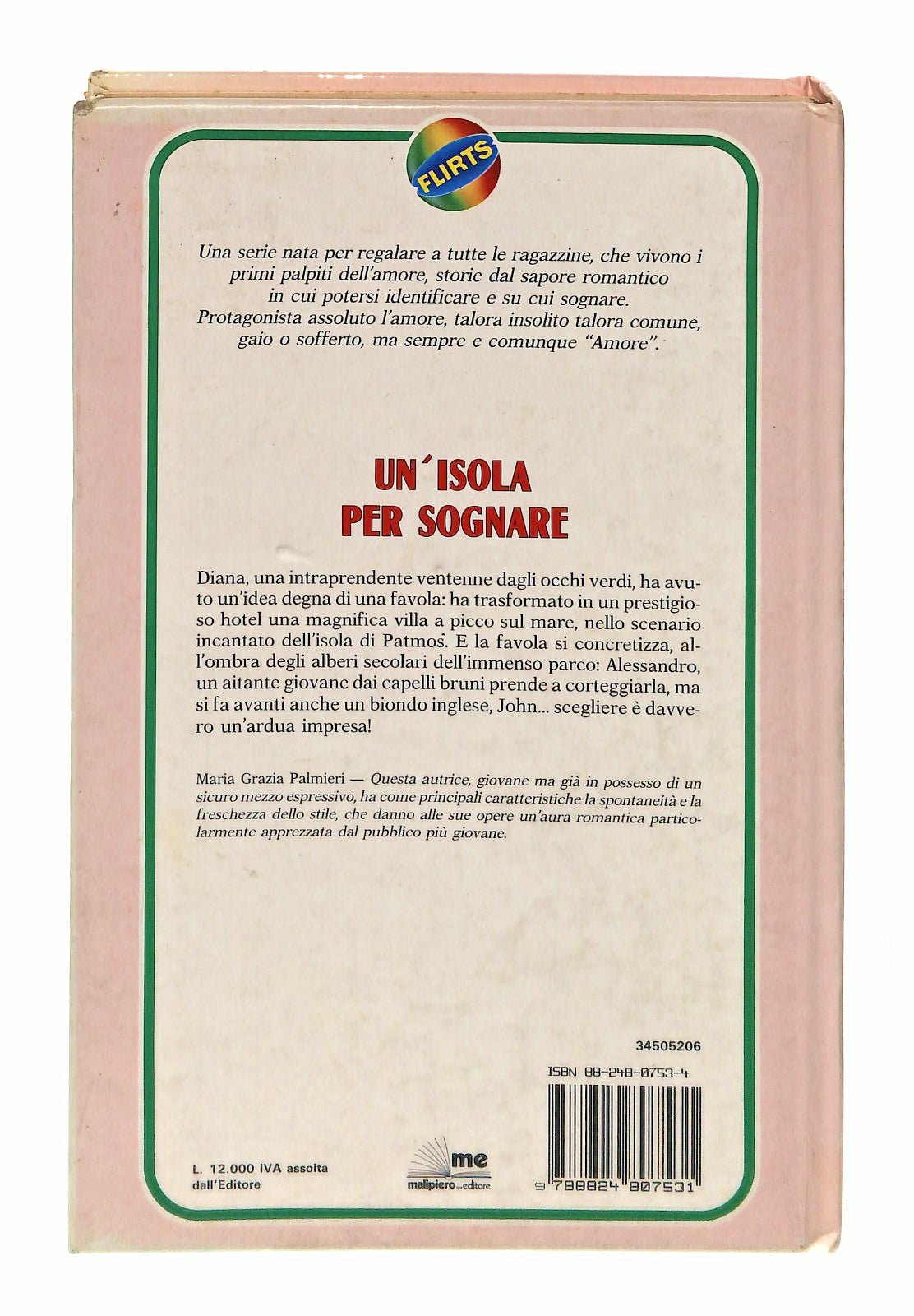 EBOND Un Isola Per Sognare M Grazia Palmieri Malipiero 1991 Libro LI048585
