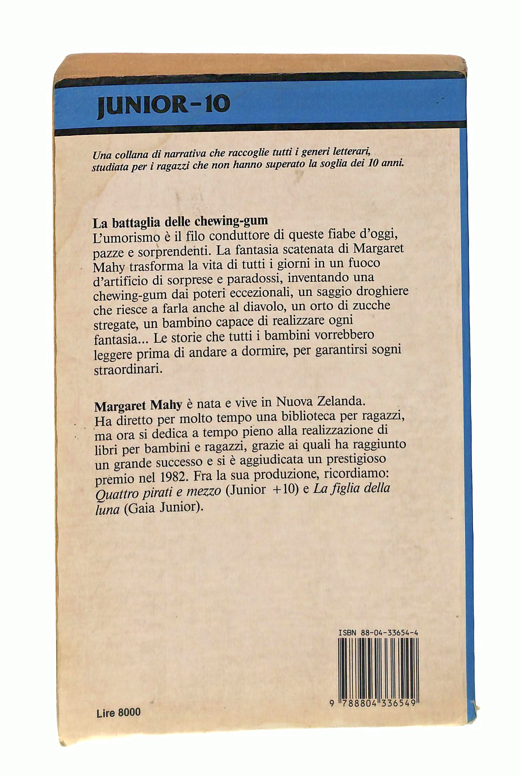EBOND La Battaglia Delle Chewing Gum Margaret Mahy Mondadori 1990 Libro LI048594