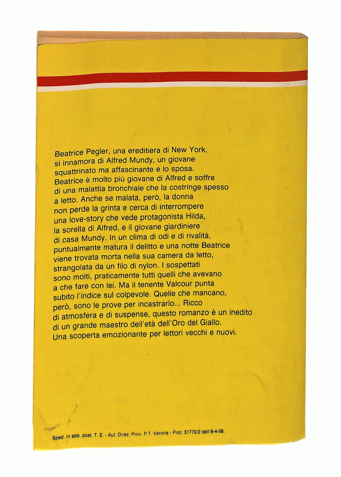 EBOND Profilo Di Un Delitto Rufus King Il Giallo Mondadori 1992 Libro LI048614